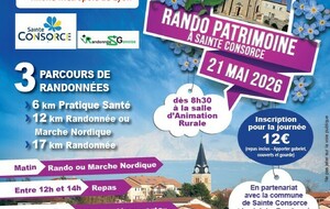 Rando du Patrimoine du jeudi 21 mai 2026
