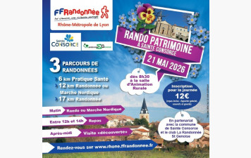 Rando du Patrimoine du jeudi 21 mai 2026